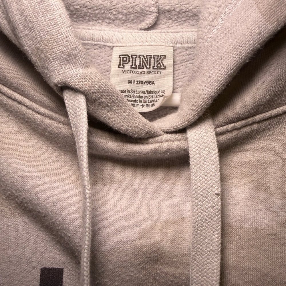 PINK Victoria's Secret Light Pink Camo Pullover Hoodie - Picture 5 of 5